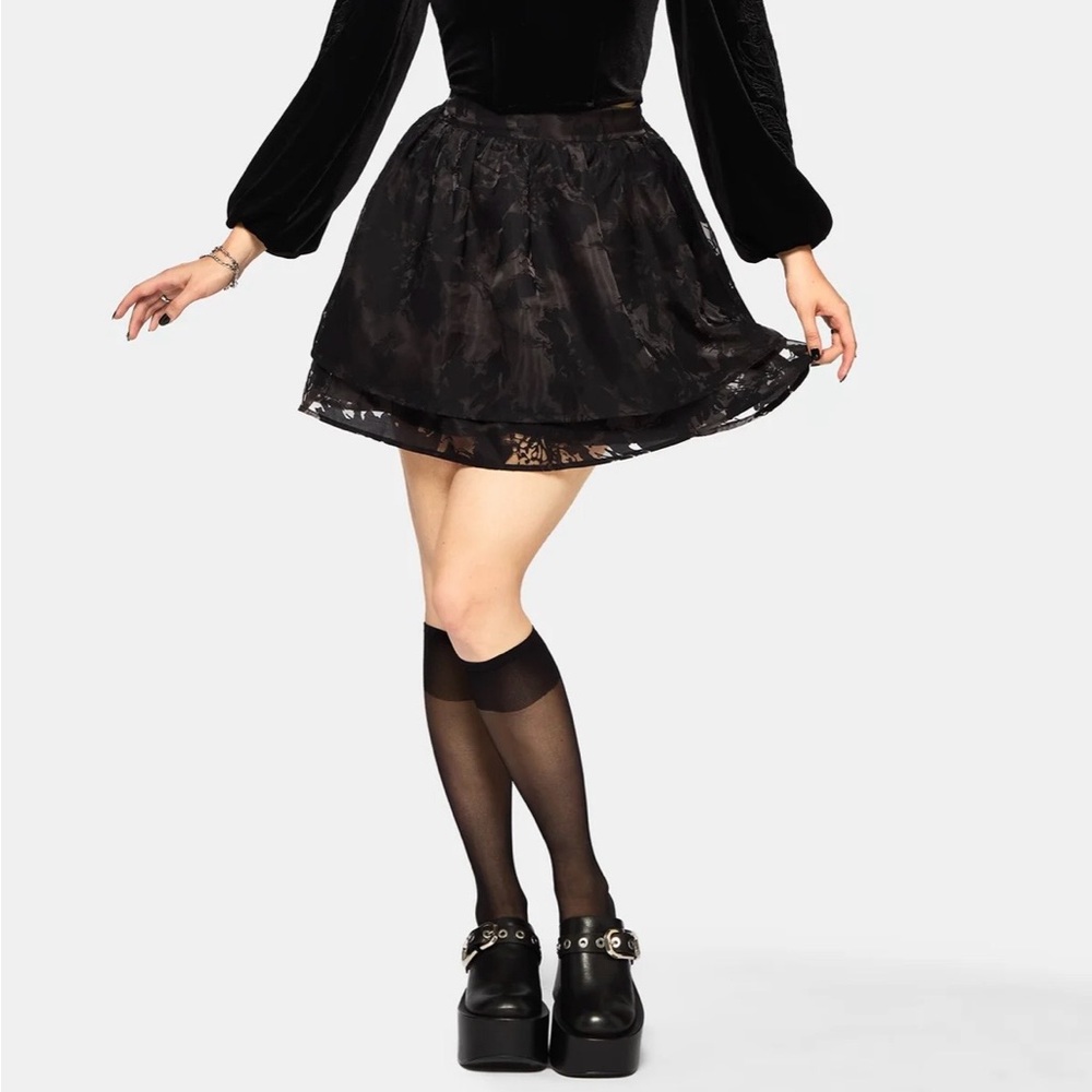 DISTURBIA Spectre Layered Mini Skirt